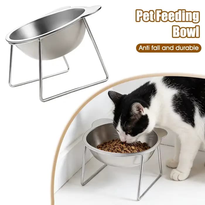 Bol pour chat en acier inoxydable