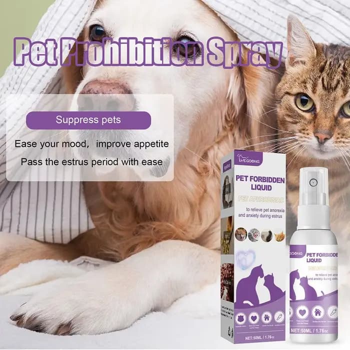 Spray apaisant pour animaux de compagnie