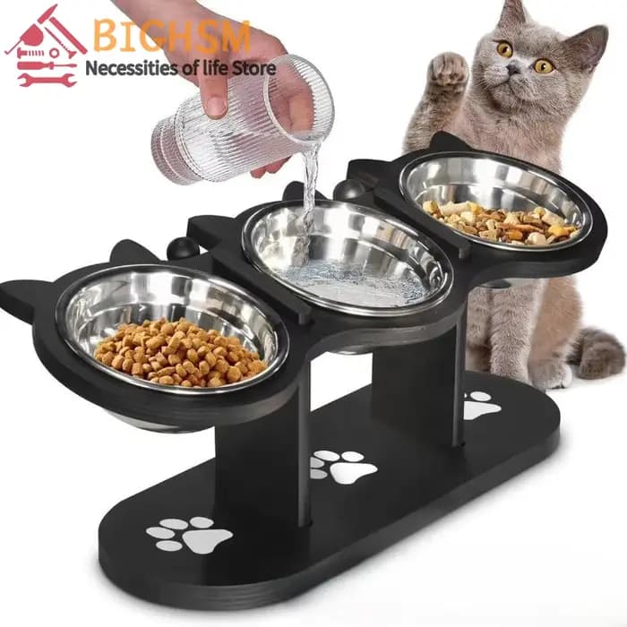Bols pour chat plat surélevé
