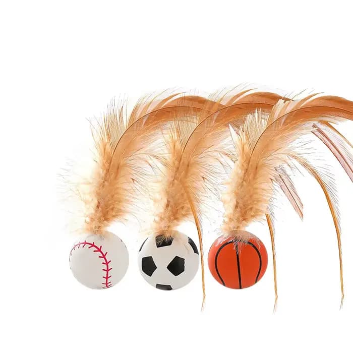Balle rebondisnoyaux interactive pour chat