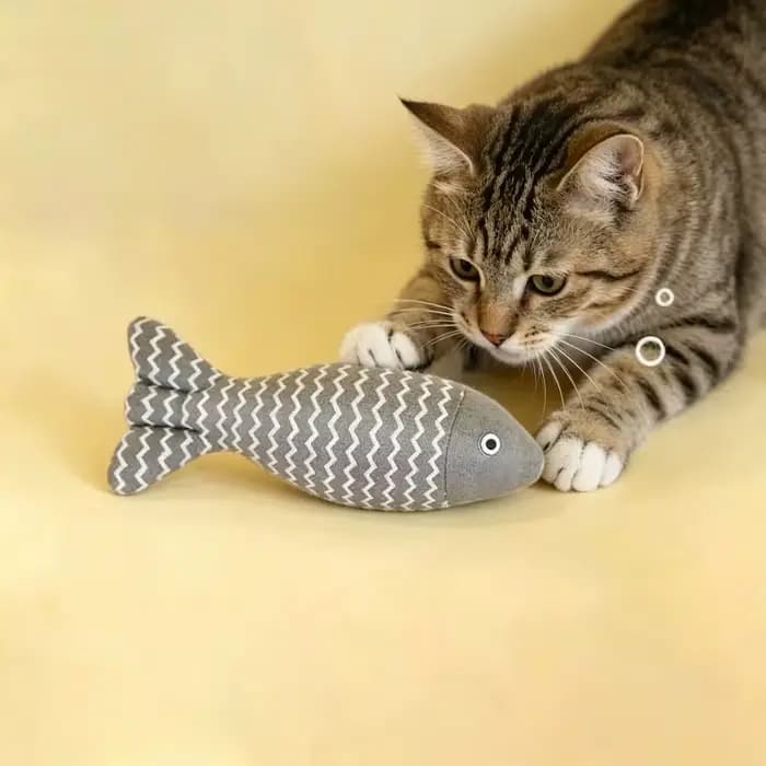 Jouet pour chat en peluche