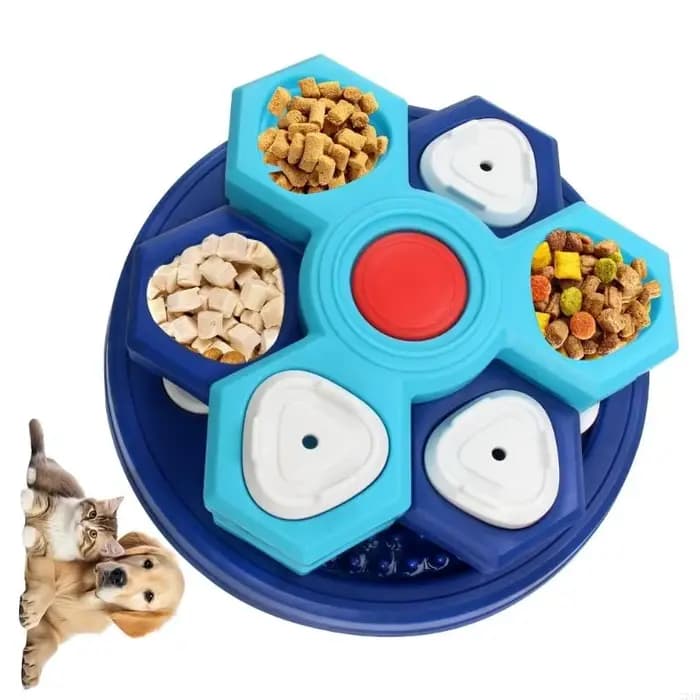 Plat pour animaux à alimentation lente en 4 étapes