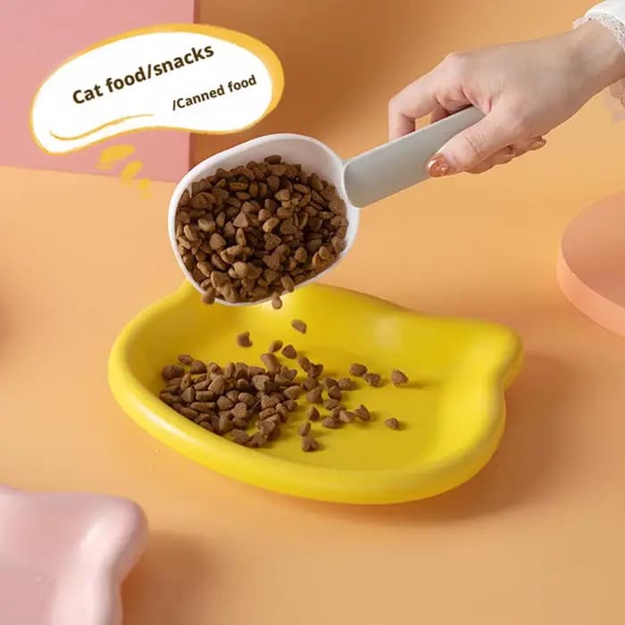 1 bol pour animaux de compagnie en forme de chat