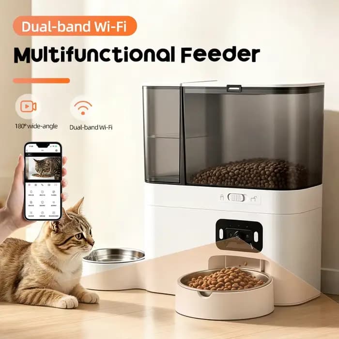Distributeur automatique intelligent pour chats
