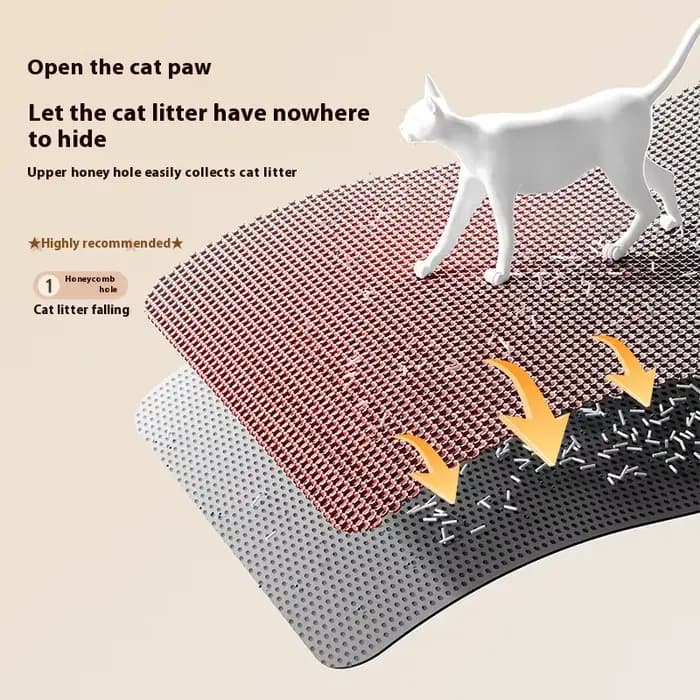 Tapis de litière pour chat