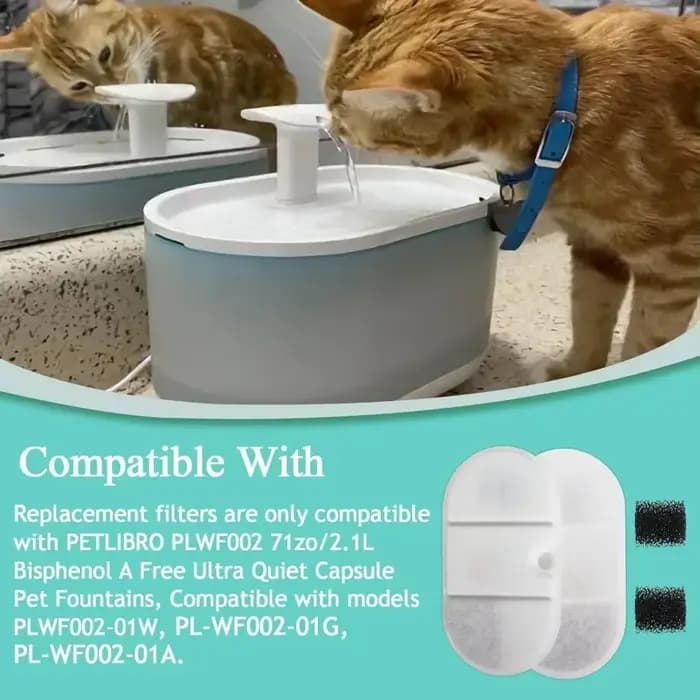 Filtres de remplacement pour fontaine d'eau pour chien et chat