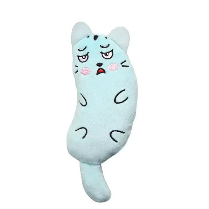Jouet drôle en peluche brodé d'herbe à chat pour chat