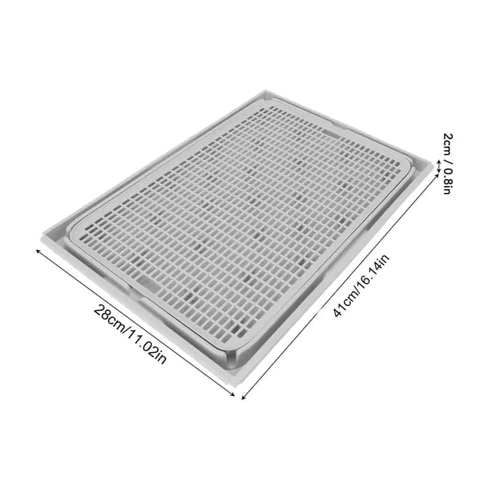 Tapis de bac à litière pour chat 41x28x2cm