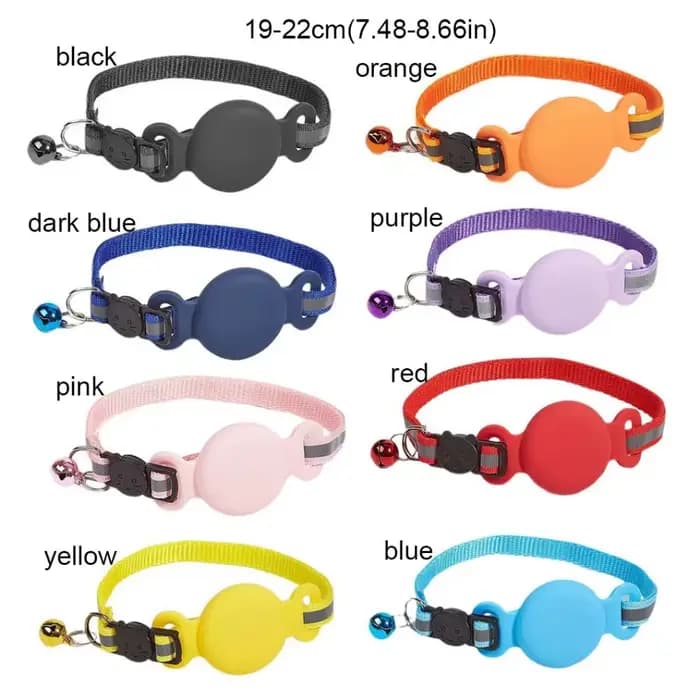 Collier anti-perte en silicone pour chat