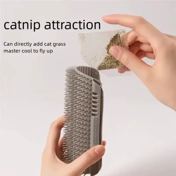 Brosse de massage pour chat