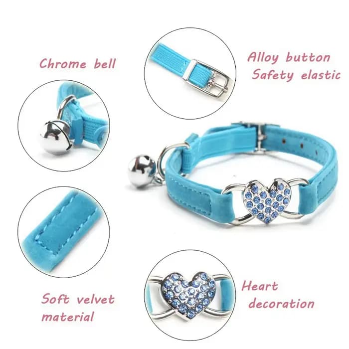 Collier pour chat avec cloche