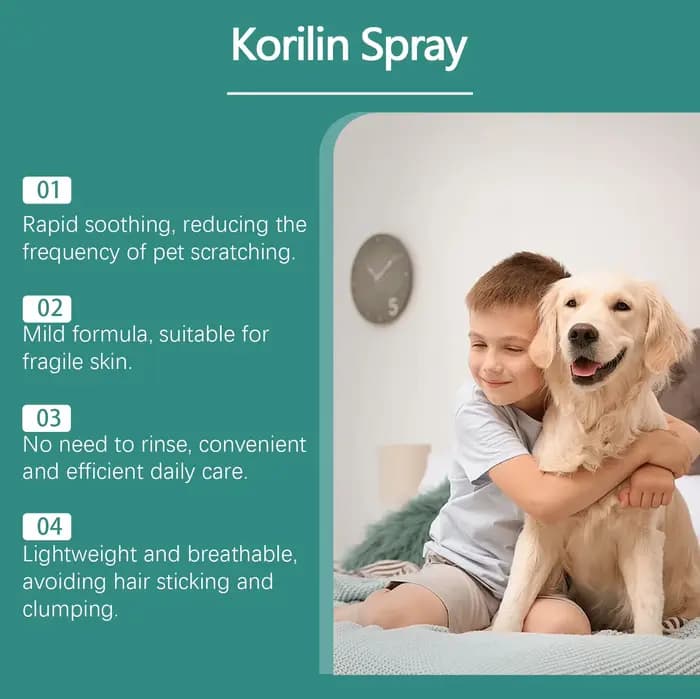 YEGBONG Spray de soin hypoallergénique pour la peau des animaux de compagnie