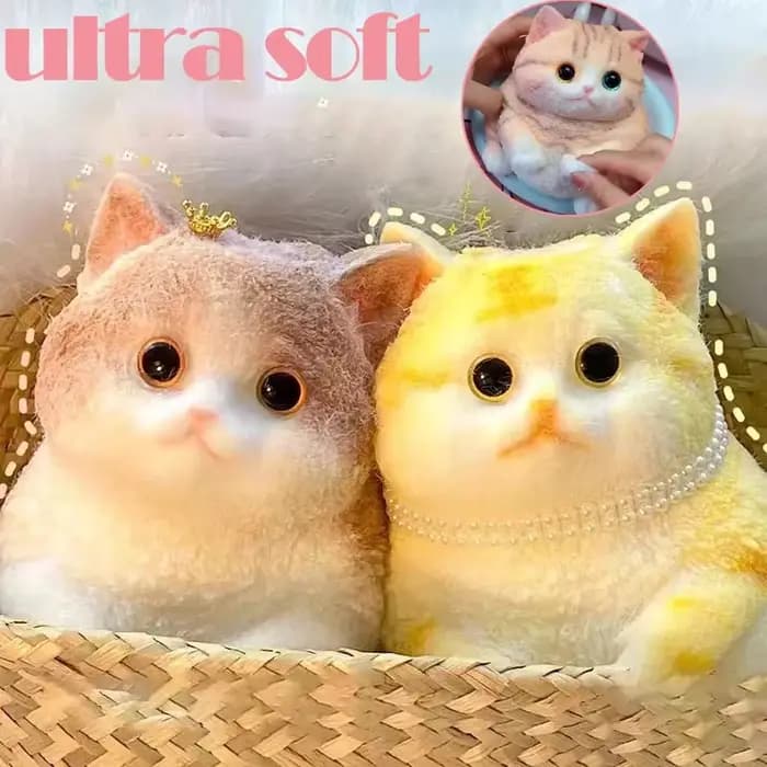Peluche chat animal mignon