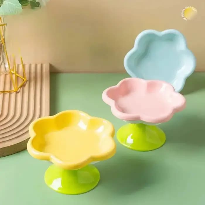 Bol surélevé en céramique pour chat