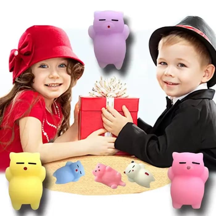 Jouets à presser chaton