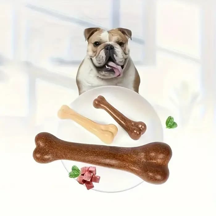 Jouet à mâcher durable aromatisé au bœuf pour chien