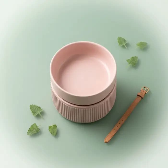 Bols en céramique pour nourriture et eau pour chat, faciles à nettoyer, double bol en céramique pour chat, station d'alimentation surélevée pour chatons