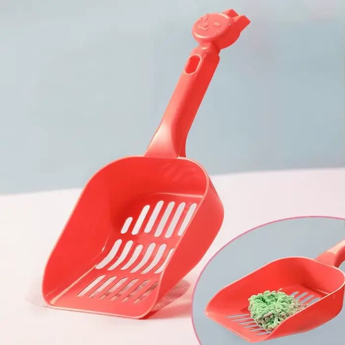 Nouvelle pelle à litière pour chat de haute qualité, design à poignée horizontale, durable, pour le nettoyage de la litière du chat