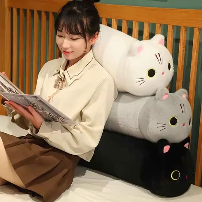 Peluche chat adorable de 25-50 cm