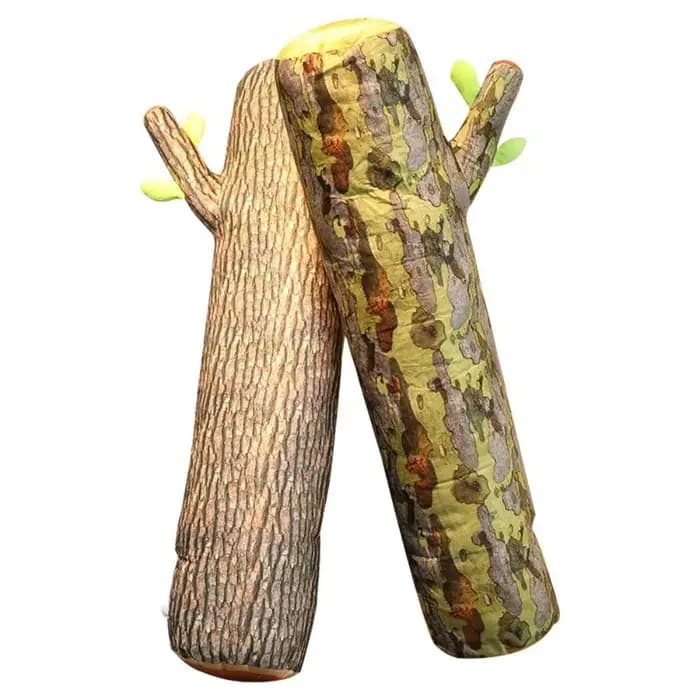 Coussin de coffre d'arbre 3D amusant
