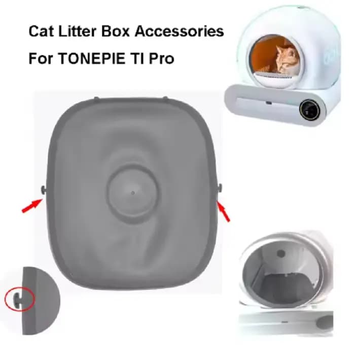 Tapis en silicone pour accessoires de bac à litière automatique autonettoyant TONEPIE