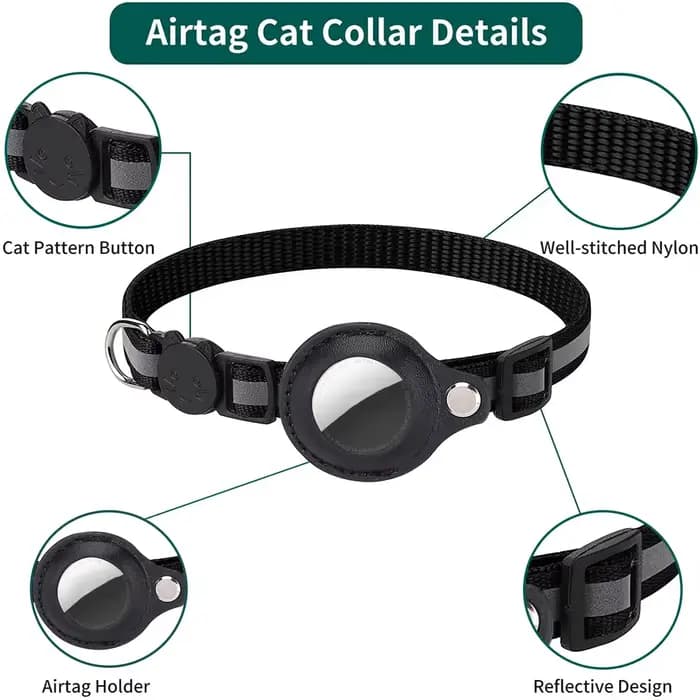 Collier de support AirTag pour chat