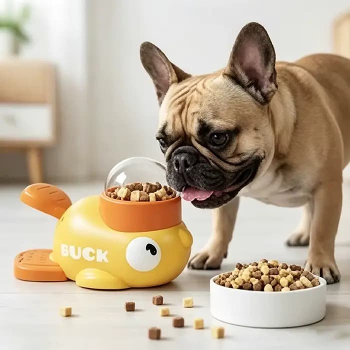 Jouet interactif 2-en-1 pour chien