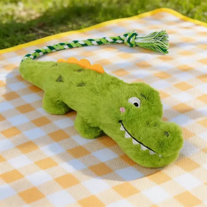 Jouet à mâcher pour chien en peluche nouée