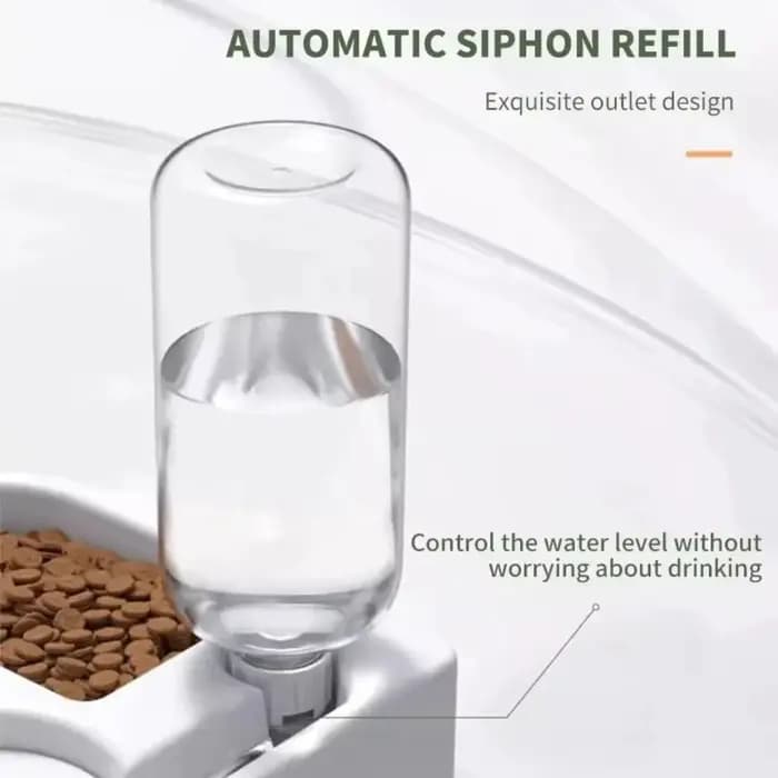 Bol double pour chien et chat - Ensemble de bols pour animaux de compagnie et pour la nourriture