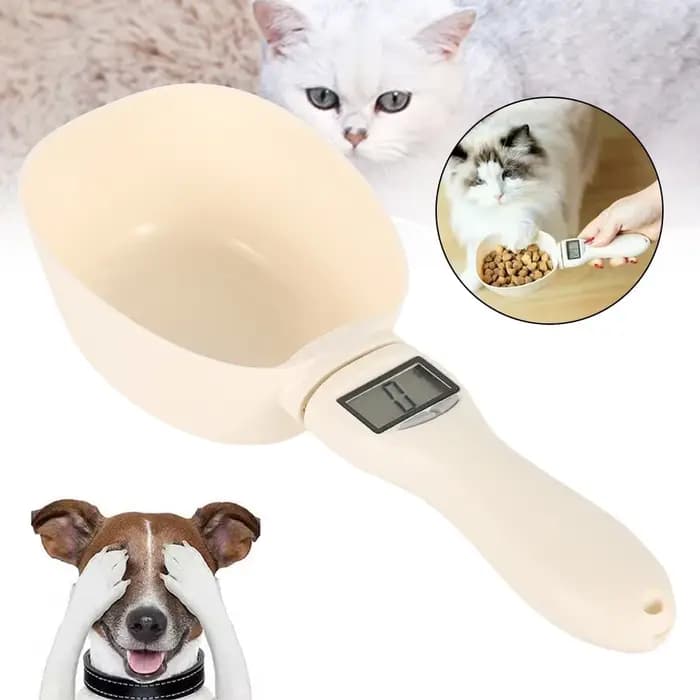 Cuillère à mesurer les aliments pour animaux de compagnie