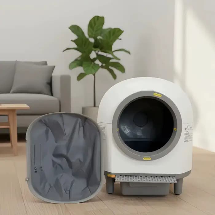 Bac à litière automatique intelligent pour chat