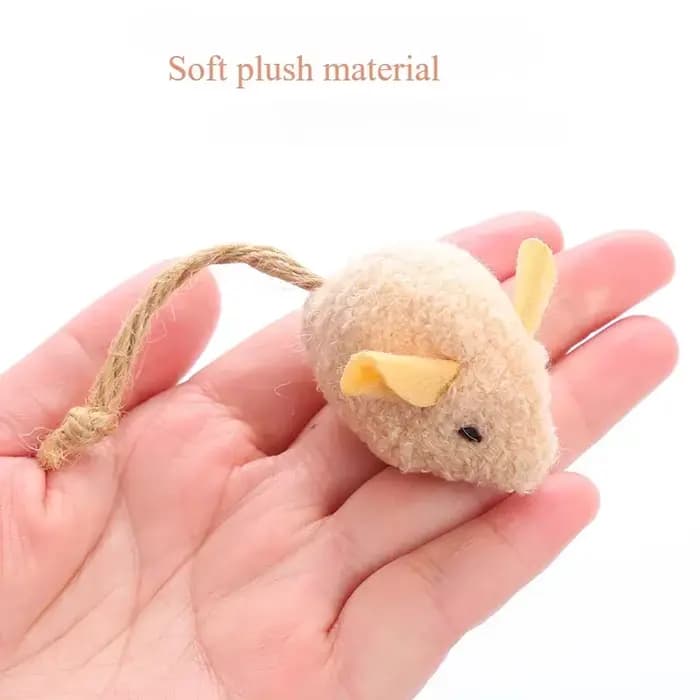 TJavier-Souris en peluche pour chats