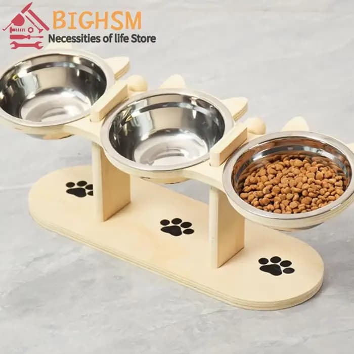 Bols pour chat plat surélevé