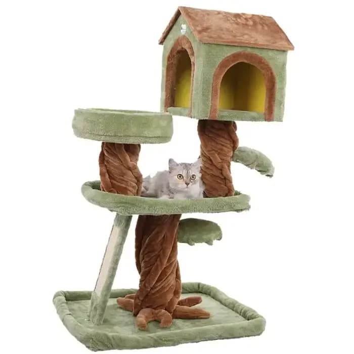 Arbre à chat de luxe de 41 pouces