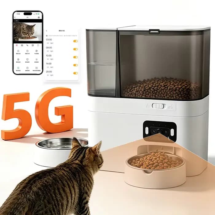 Distributeur automatique intelligent pour chats