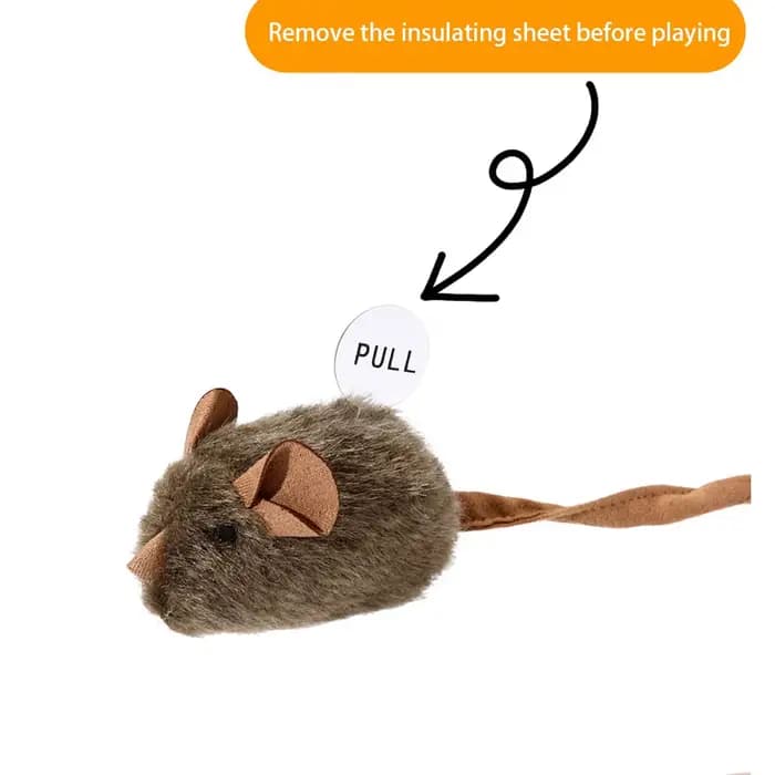 Jouet pour chat : Souris de simulation vocale