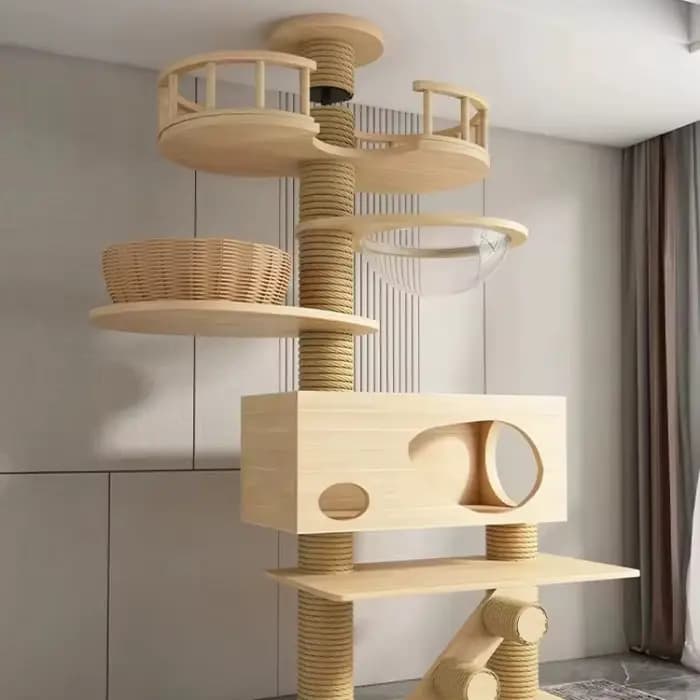 Arbre à chat moderne de luxe