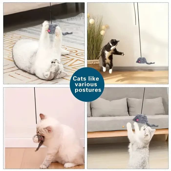 Jouet pour chat à suspendre à la porte