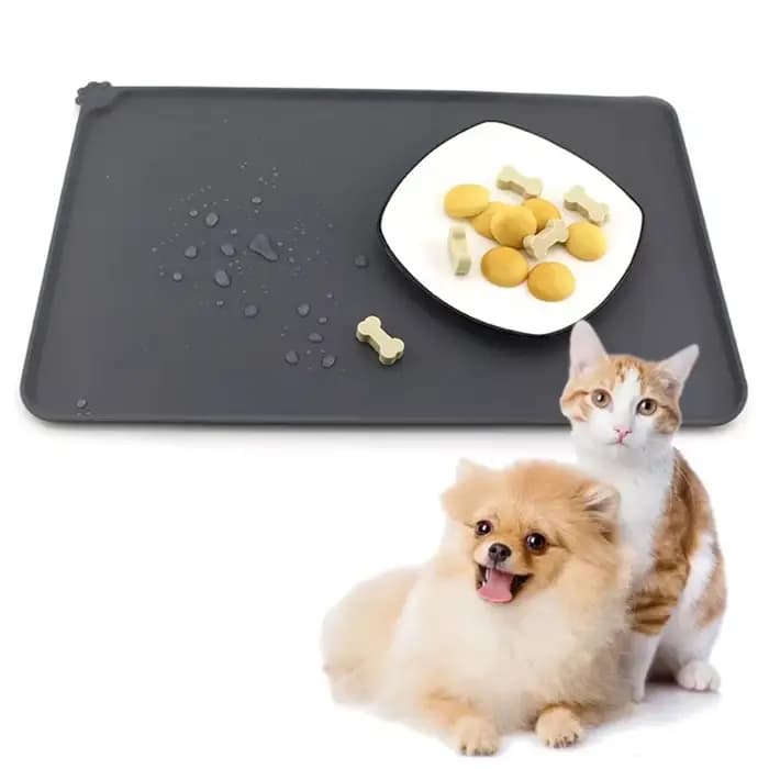 Tapis de nourriture pour chien et chat