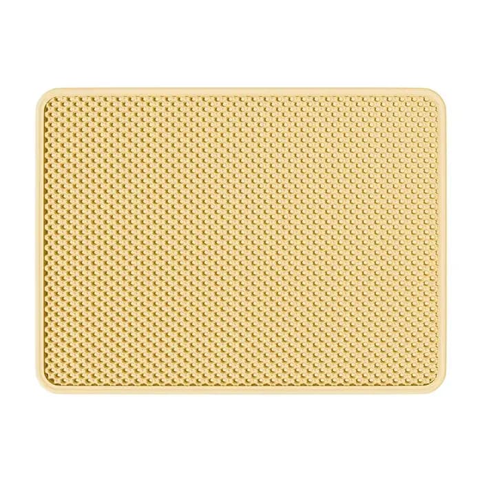 Tapis pour litière de chat - empêche la diffusion de la litière