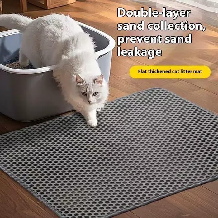 Tapis pour litière de chat