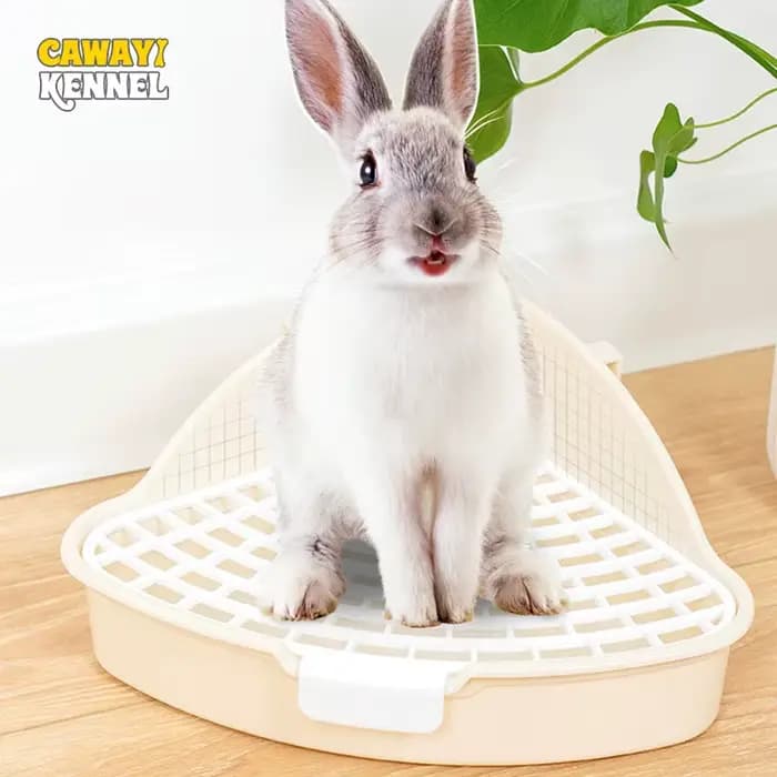 Poêle à litière pour lapin