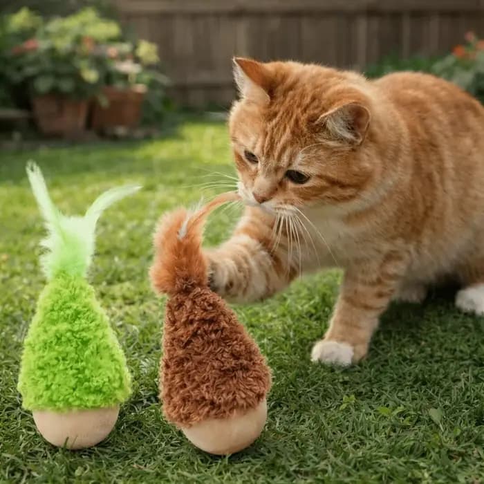 Jouet amusant pour chat auto-redressant
