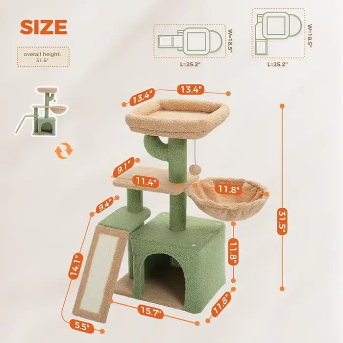 Arbre à chat Pantum pour chats d'intérieur