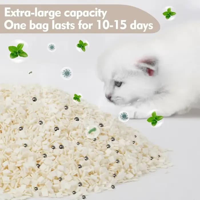 Perles désodorisantes pour litière pour chat