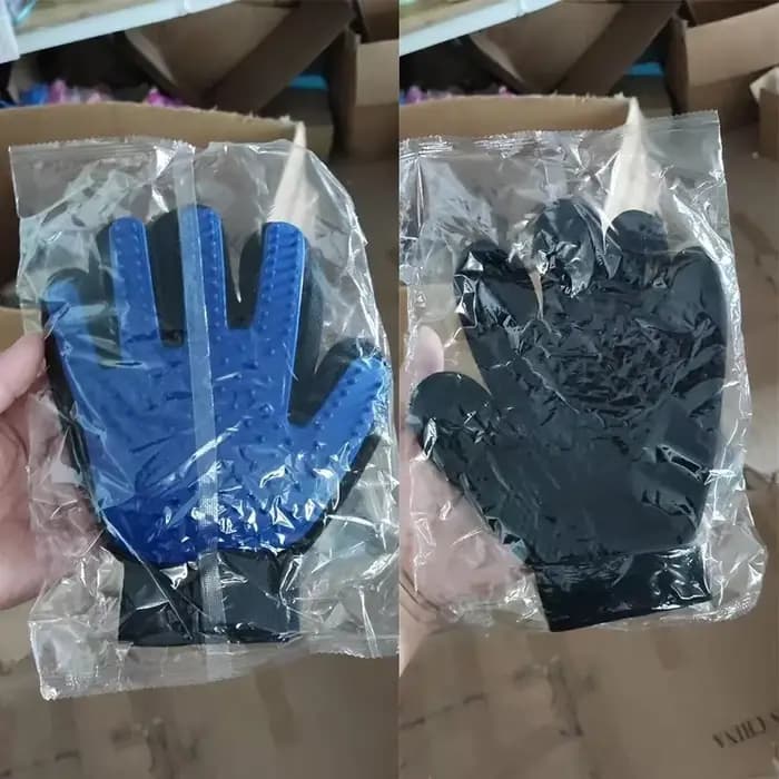 Gants de toilettage pour animaux de compagnie, brosse flottante en caoutchouc pour l'élimination des poils, gant de massage et de nettoyage, peigne pour chats, accessoires et produits pour chats