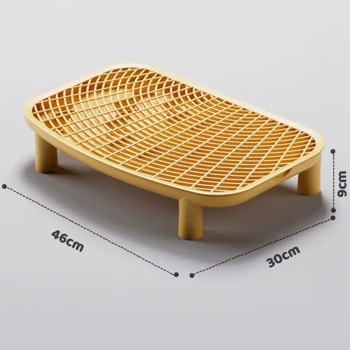 Tapis de litière pour chat en plastique anti-éparagement