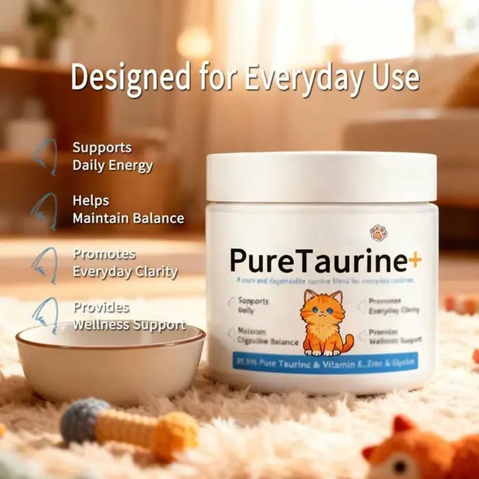 Poudre de soin pour le corps du chat 200g