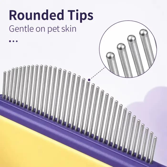 Peigne anti-puces pour animaux de compagnie
