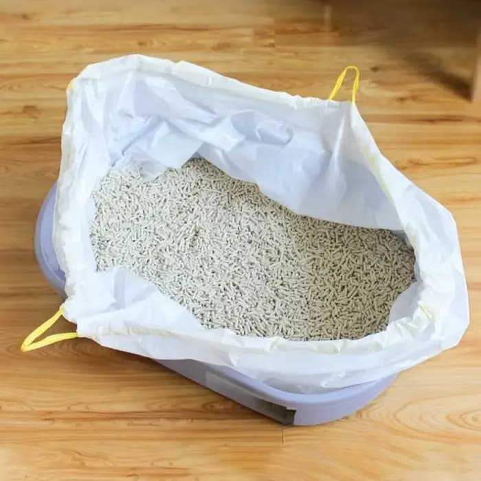 Sac à litière pour chat multifonctionnel